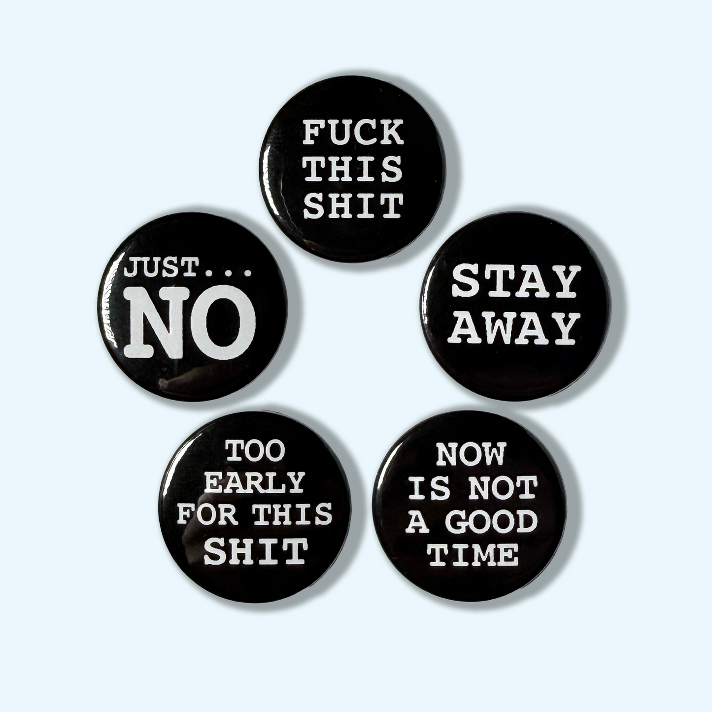 Office Survival Pack - 25mm Button Badges