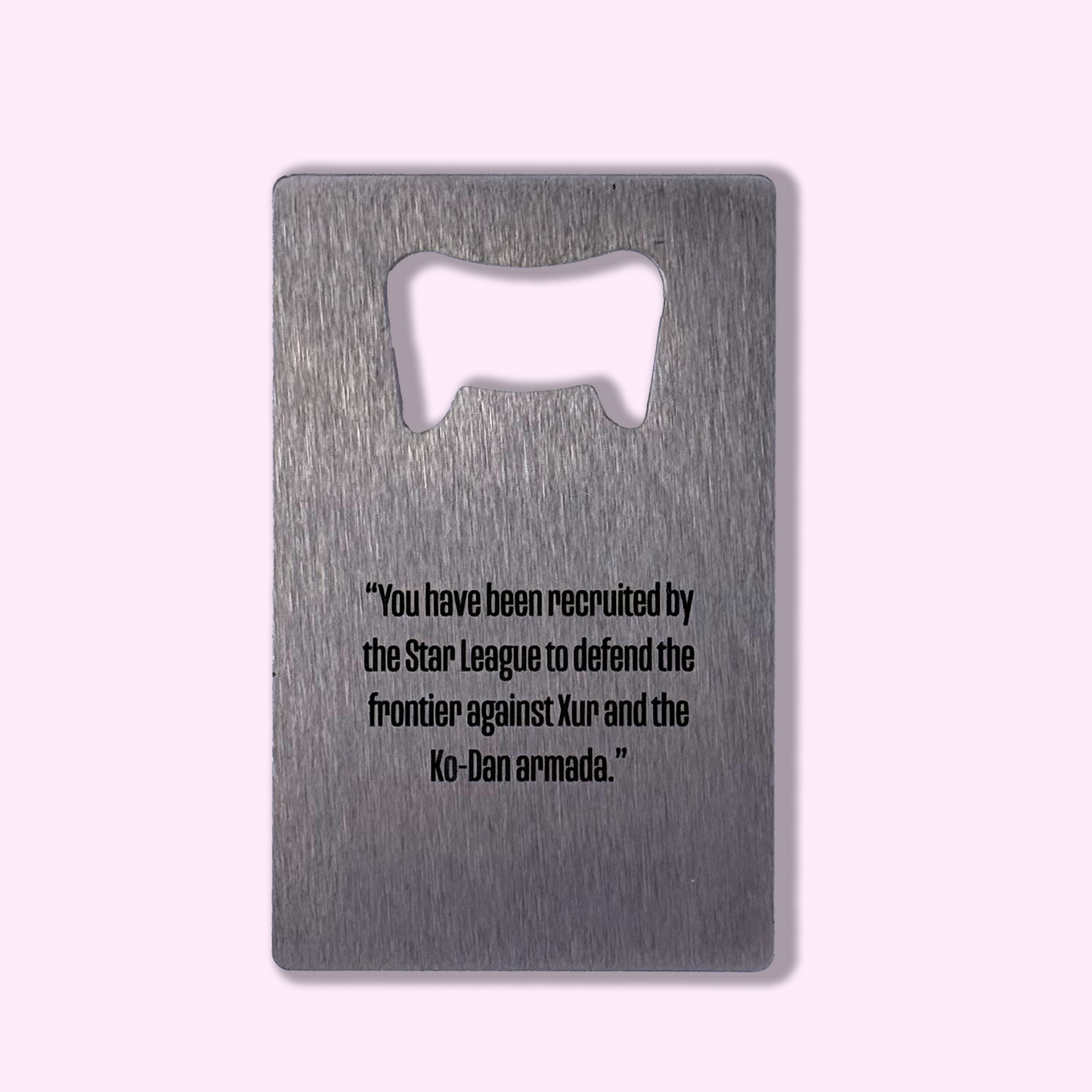 The Last Starfighter Credit Card Wallet Bottle Opener