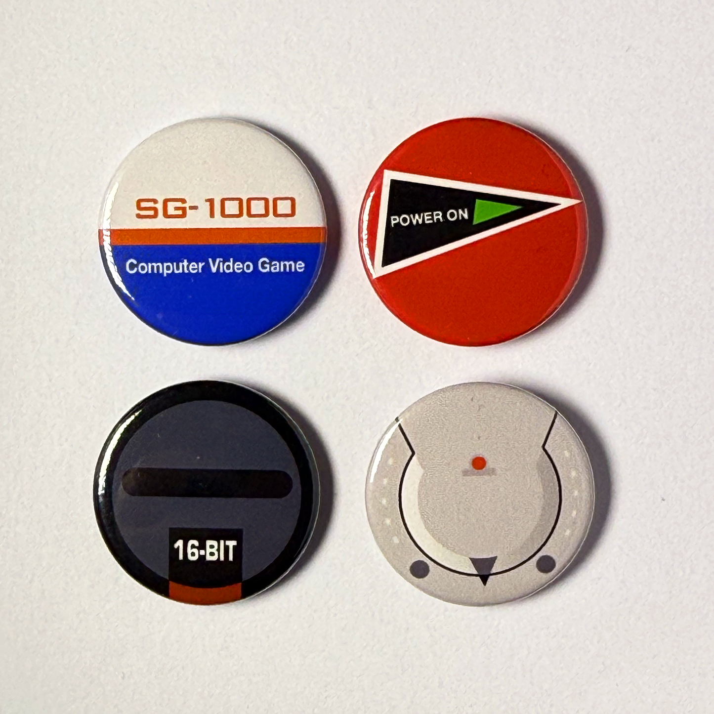 The Sega Console Collection - 25mm Pinback Badges
