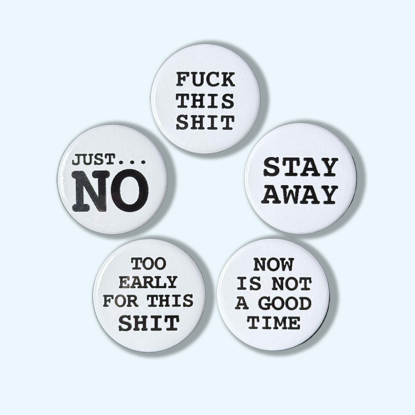 Office Survival Pack - 25mm Button Badges