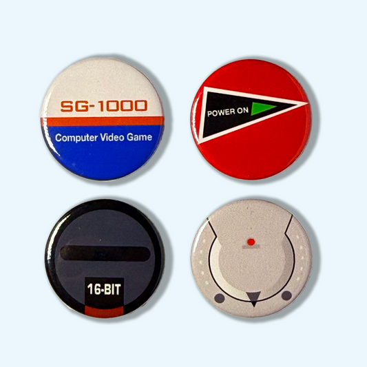 The Sega Console Collection - 25mm Pinback Badges