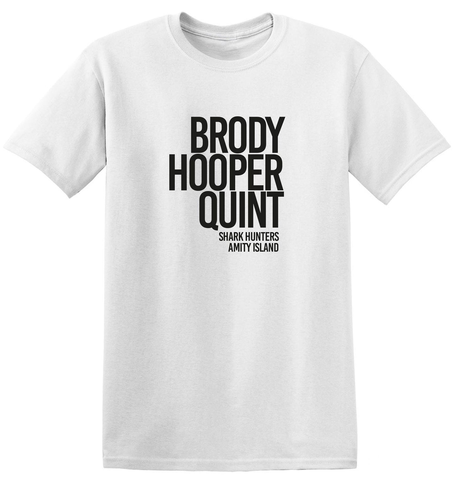 Camiseta de Cazadores de Tiburones / Brody Hooper Quint - Inspirada en Tiburón (1975)